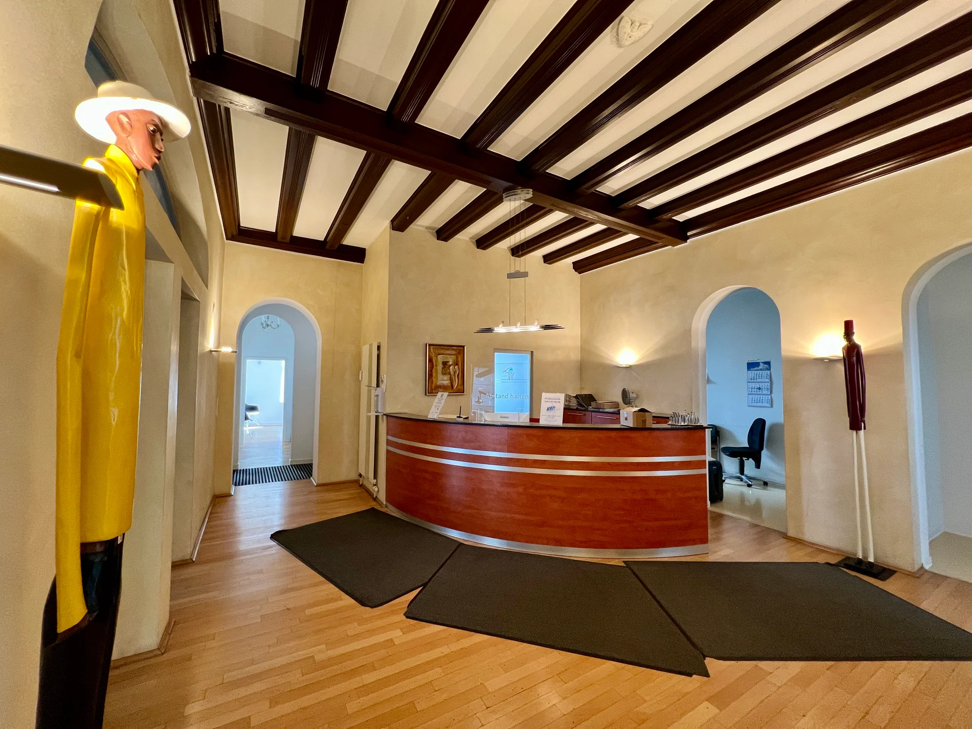 Empfangsbereich der Praxis